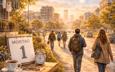 Montag – Mondtag, Wochenanfang, Arbeitsrhythmus