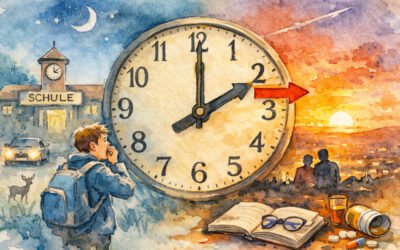 Sommerzeit: Eine Stunde auf der Uhr, mehr als eine Stunde im Körper