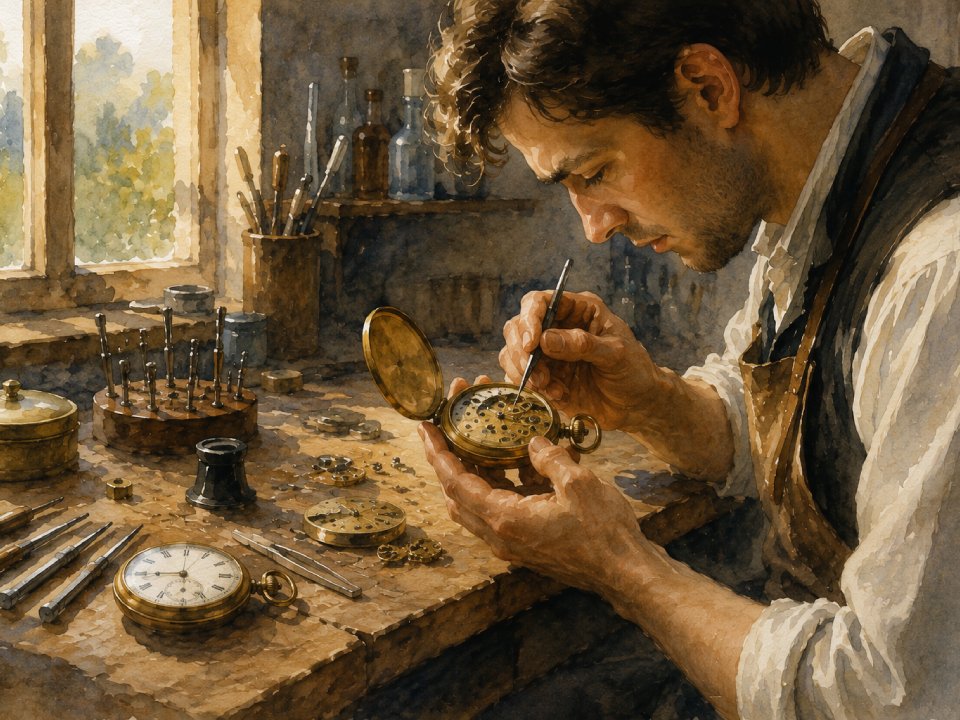 Die Uhr im Schaufenster