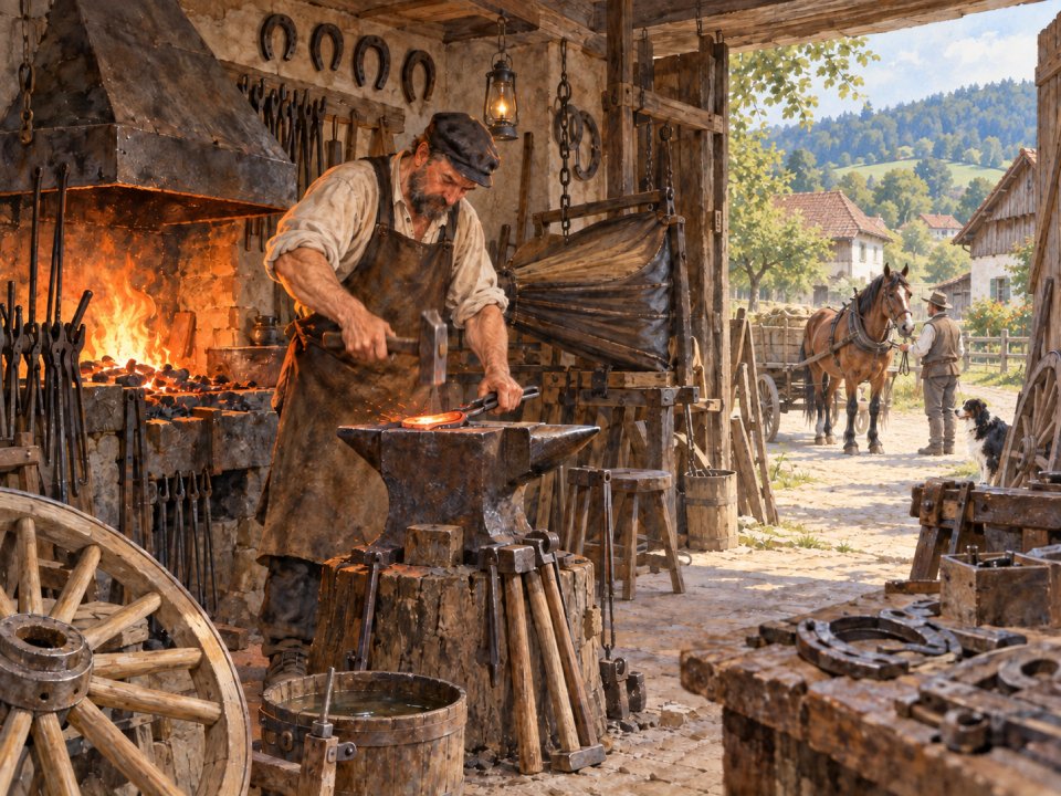 Feuer, Eisen und ein kräftiger Arm